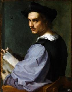 hadrian6:  Portrait of a man. Andrea Del Sarto. (1486-1530). 