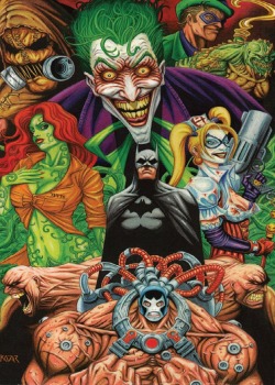 youngjusticer:  House of Mad. Arkham Asylum, by Frank Kadar.