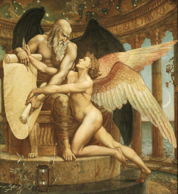 pre-raphaelisme:  The Roll of Fate by Walter Crane