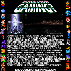 godtricksterloki:  didyouknowgaming:  Deus Ex. http://ign.com/articles/2003/02/18/dx-visible-interview?page=3