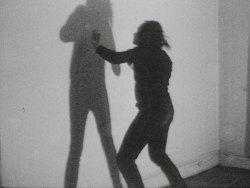 raveneuse:  Vito Acconci Shadow-Play, 1970 