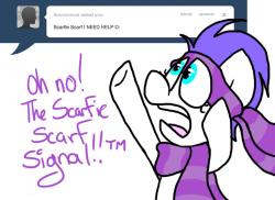 asksnowyskies:  SCARFIE AND FUZZY HERE TO SAVE THE DAAAAAY~!!!