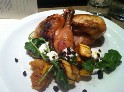 my-culinary-chronicles:  Rotisserie chicken (with Delicata squash,