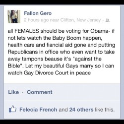 Glad a few others agree too. Gay Divorce Court would be the best