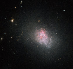 ikenbot:  Dwarf Galaxy Churns out New Stars in Hubble Photo A