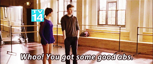 ohmydarrenchris:  wiseshots:  chel-gleekstarkid:  omg Kurt is so miserable that he is wearing sweats and a sweat shirt, and he is noticing a WOMANâ€™S abs. He has hit rock bottom.  REBLOGGING FOR THAT COMMENT!  sAME 