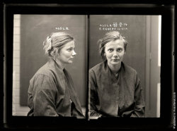 Esther Eggers, criminal record number 465LB, 16 December 1919.