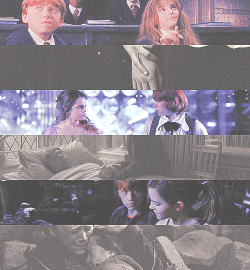  Fangirl Challenge: 15 pairings ↳ 3. Ron and Hermione “All