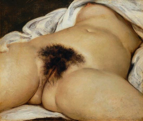 multipleinsertions:  Courbet vs. Orlan The Origin of the World (1866) The Origin of War (1989) 