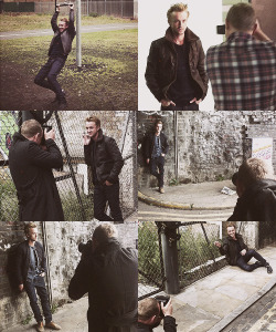 thebeautyofsolitude:  Tom Felton | ASOS Photoshoot BTS by Matt