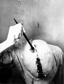 arpeggia:  Gunter Brus - Self Painting, Self Mutilation, 1965