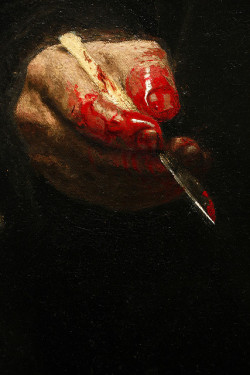 detail-detail-detail:   The Gross Clinic by Thomas Eakins, 1875