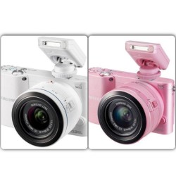 nathigamboa:  #Samsung #nx1000 #pink #white #camera #cámara