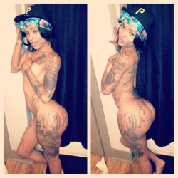 homegrownnmore:  teamspankortank:  thecoloredbody:  http://thecoloredbody.tumblr.com/  (via TumbleOn)  sexy, just too many tats..via Stumblr