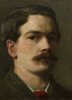 henry-s-tuke:  Self Portrait, 1881 