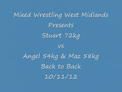 mixed-wrestling:  Stuart VS Angel & Maz back to back http://bit.ly/RRh9az