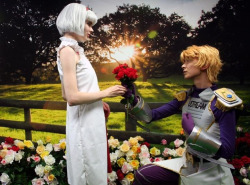 grey-finch:  Cis and Sky High from Tiger & Bunny. Cis - greyfinch