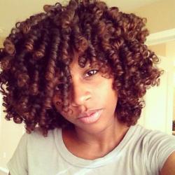 afrobuttafly:  The Curly Fro: Perm Rod Set on Natural Hair (by