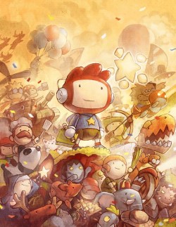 insanelygaming:  Scribblenauts Cover Created by ushio18  Never