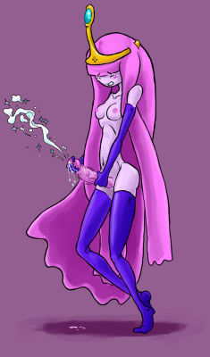 thensfwrper:  Just a Princess Bubblegum picture I can’t seem to hunt down the source for. =\ Mostly uploading to add it to PB’s character page (and cause it’s really hot.)