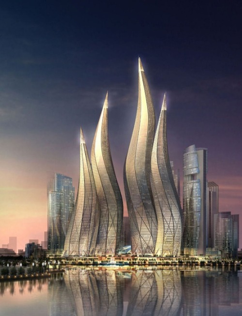 Newly proposed project, the Dubai Towers in the UAE … some people just hemorrhage money