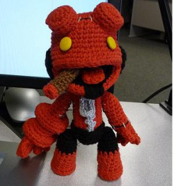 Nice, Hellboy-Sackboy fusion!