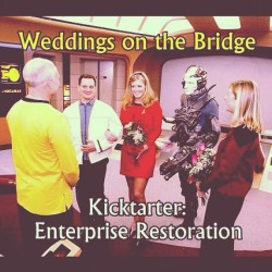 So like, who wants to get married? http://www.kickstarter.com/projects/newstarship/star-trek-enterprise-bridge-restoration