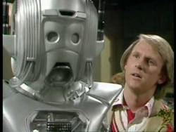 onna4:  Cyberman / Fivey I will ship it so hard Fifth Doctor