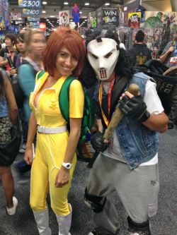 I was saving the best photo EVER from SDCC for a special occasion and #CosplayAppreciationDay seems like a better time than any&hellip; May I present, April O'Neil and Casey Jones. (photo by @sethsbeard)