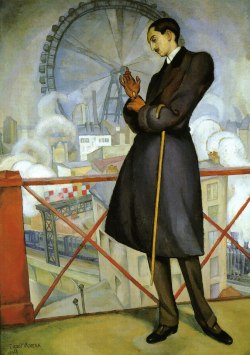 paludians:  Portrait of Adolfo Best Maugard, 1913, by Diego Rivera