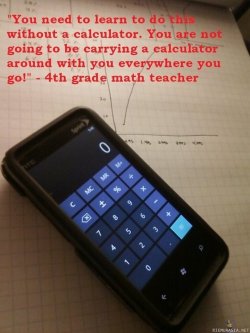 Miscalculation on the teacher’s part  ;)