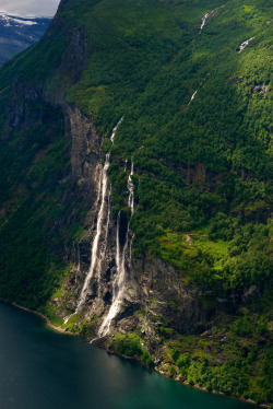 travelingcolors:  Seven sisters waterfall, Geiranger | Norway