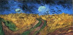 lonequixote:  Wheatfield with Crows, 1890 ~ Vincent van Gogh