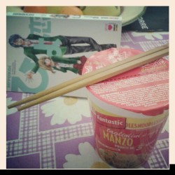 sawako-waterbender:  My dinner tonight <3 #dinner #noodles