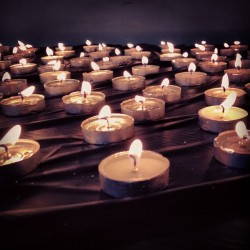 liveeverything:Tonight we light these candles in remembrance