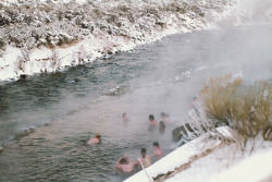 This is called the boiling river.  There is a hot river on a