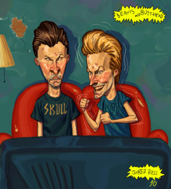 just-art:  Beavis and Butt-Head by Juarez Ricci