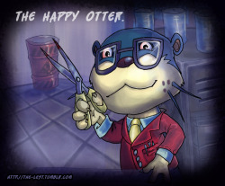 the-lest:  The Happy Otter Emerging from the clothes store, Chrissy