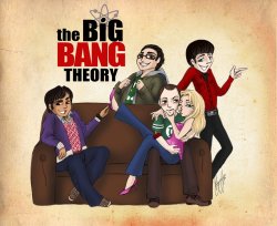 big-bang-bazinga:  And all starts with a big bang - drawing.