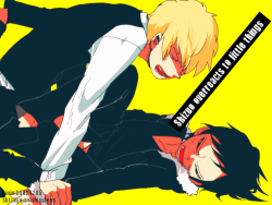 shizaya-confessions:  Shizuo overreacts to little things. Izaya