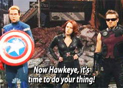 hajinkz:  avengers skit on Saturday Night Live starring Jeremy