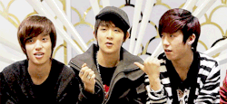  who's the cutest in teen top?  ricky: wait, no! 