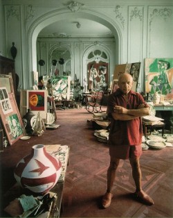 mcvi:  Pablo Picasso, Cannes, 1956