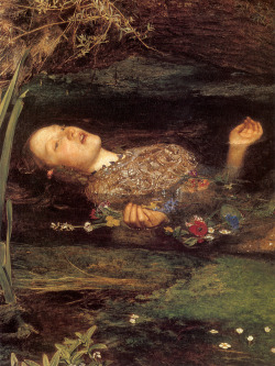 suicideblonde:  Ophelia (1852) by John Edwards Millais 