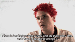 conventional-weaponry:  Gerard Way on the storytelling in MCR’s