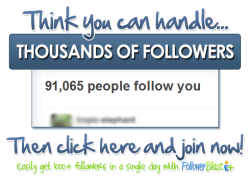 Are you ready to get some serious followers? The first step is