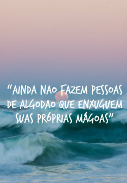 O amor é mar.