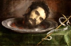 maertyrer:  Unbekannter spanischer Maler, ca. 1600 - 1650 - Kopf