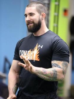 Just….. YES!  beardedandburly:  Joe Daniels, fitness trainer,