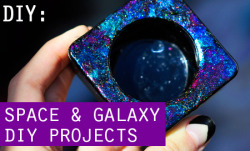 DIY: Galaxy & Space Crafts 101 | GIF Peanut Butter @weheartit.com